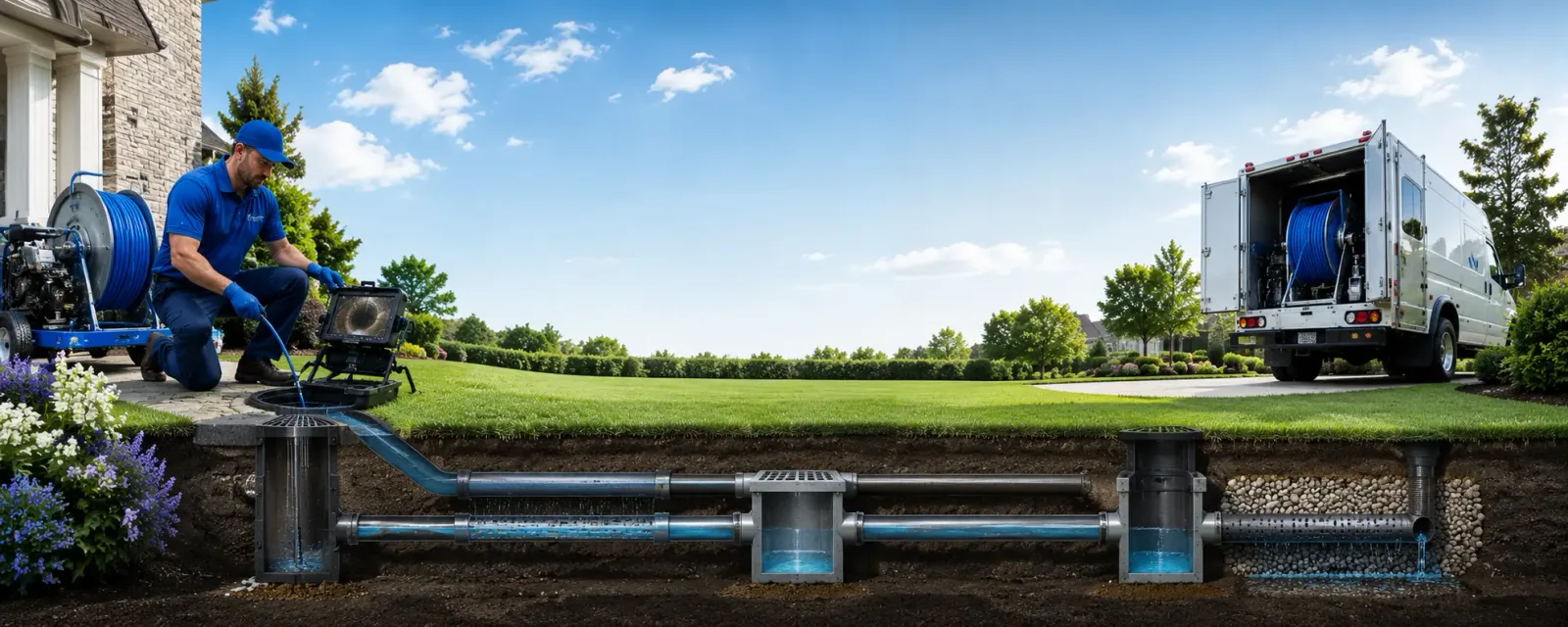 Outdoor drain cleaning information for Stoughton, WI